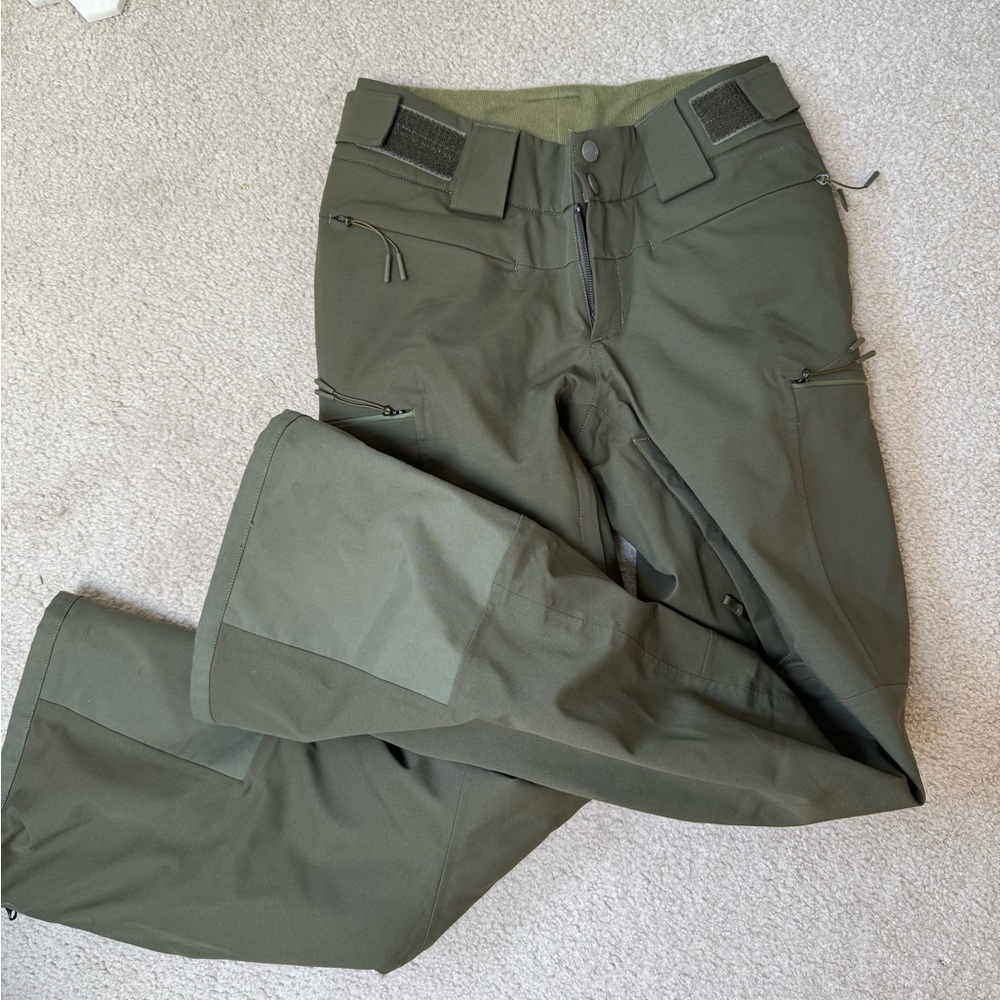 The North Face Powdance Insulated Snow Pant Olive Green Women's XS